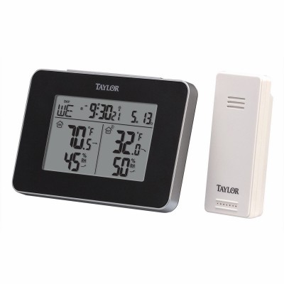 Wireless Weather Station, Wireless Sensor, Black - 1731