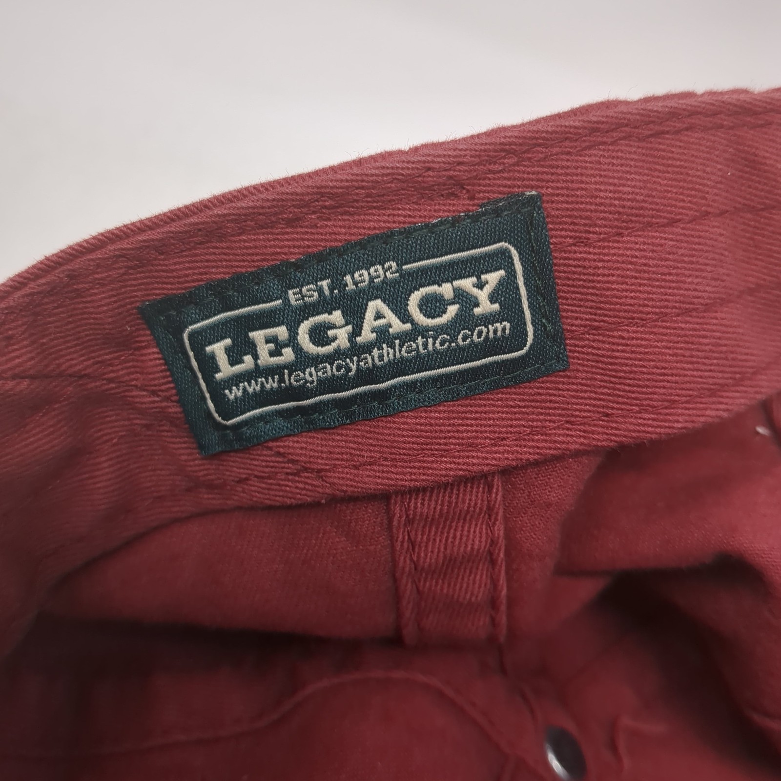 Trinity Slideback Hat Red One Size Adjustable Emb… - image 9