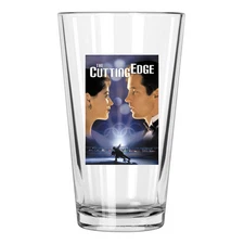 The Cutting Edge (1992) Movie Poster Pint Beer Drinking Glass