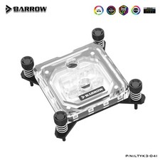 Barrow LTYK3-04I CPU Water Block for intel i3 i5 i7 i9 LGA 1200 1700 aRGB Black