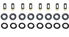 BMW V8 Fuel Injector Repair Service Kit Seals Filters Viton O-Rings