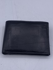 Marshal Bifold Fine Grain Leather Wallet for Men - Black