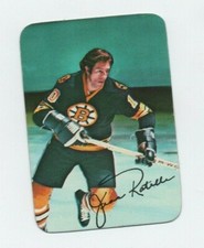 1976-77 TOPPS GLOSSY INSERTS JEAN RATELLE #22 OF 22 BOSTON BRUINS