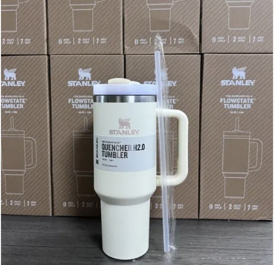 Stanley Cup 40 oz Tumbler NEW BEIGE eBay
