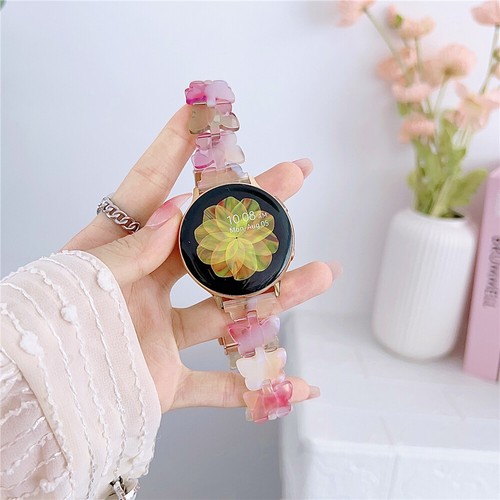 Women Resin Link Strap Band for Samsung Galaxy Watch 6 5 4 3 40/44/42/46/43/47mm - Picture 5 of 20