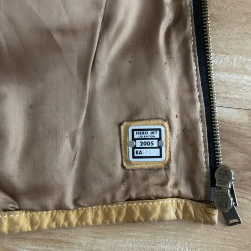 BELSTAFF HERO leather jacket for lady, Limited Edition, ocher  yellow, size S - Bild 15 von 19