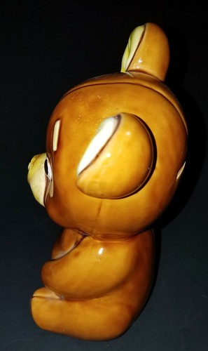 VINTAGE BANK - Lefton - Piggy Bank- Ceramic Teddy Bear - JAPAN - # H 5856 - Picture 6 of 12