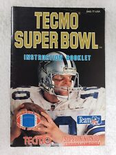 Tecmo Super Bowl (Super Nintendo Entertainment System, 1993) *MANUAL ONLY*
