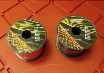New Audiopipe Apo Sound Primary Wire Red + Black W14 X 100 Feet Each