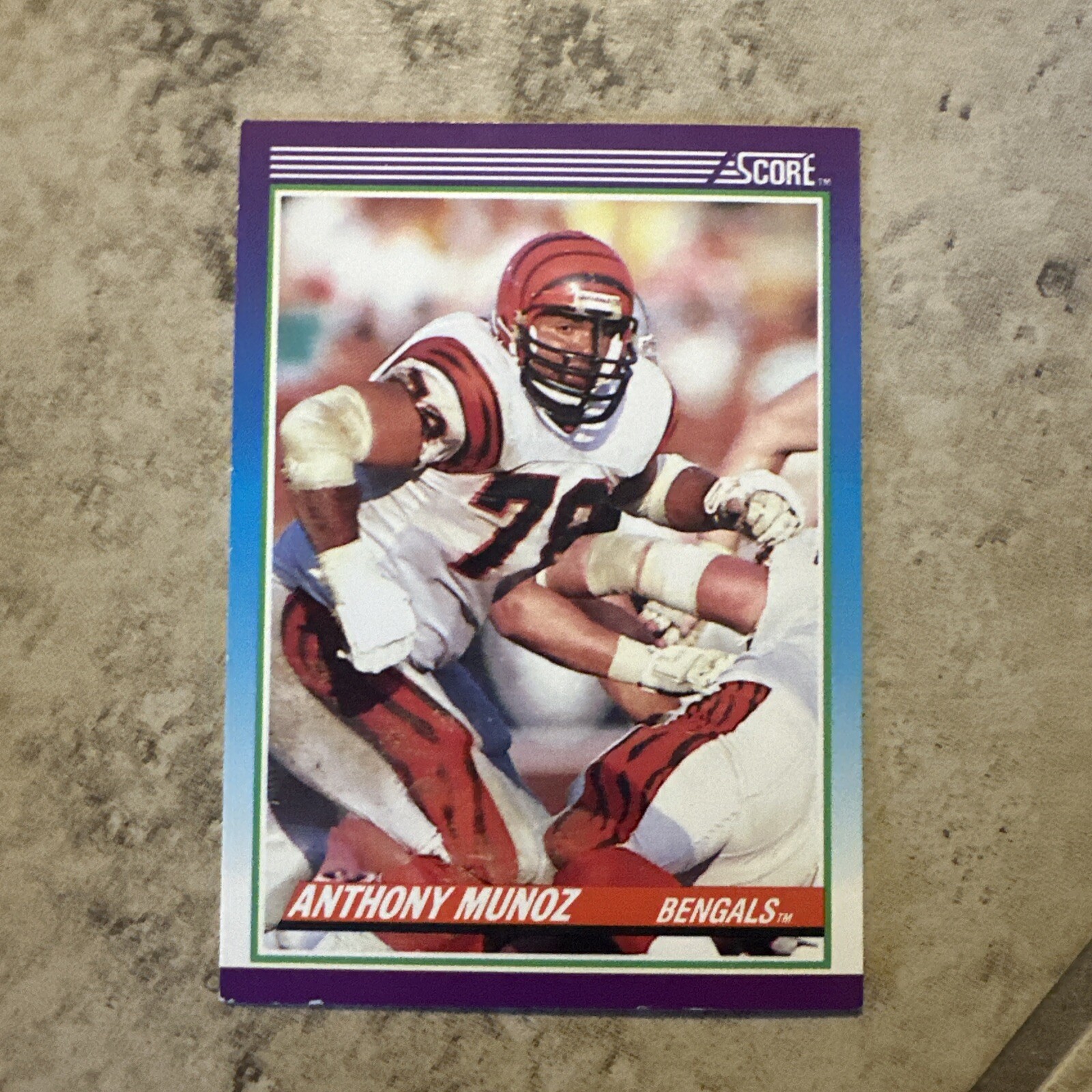 1990 Score - #178 Anthony Munoz