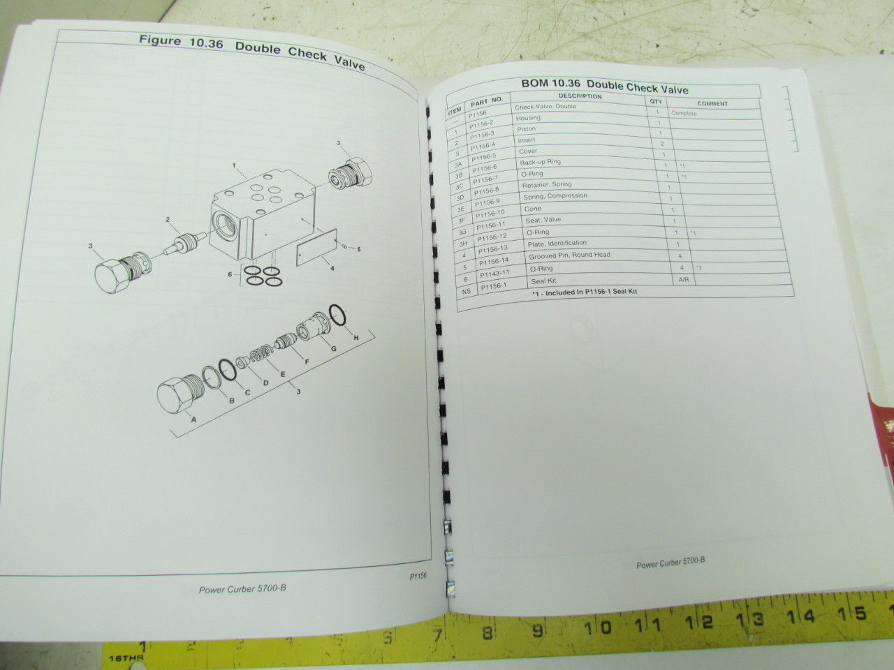 Power Curber 5700BIII PM57BIII Parts Manual 5700B 2006 eBay