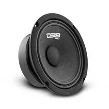DS18 PRO-GM6 Midrange Speaker 6.5" Black Steel Basket 480 Watts - 1 Speaker