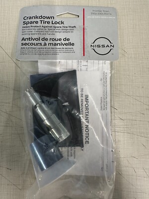 NEW OEM CRANK DOWN SPARE TIRE LOCK (MCGARD) WITH KEY