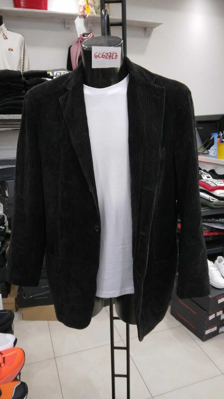 Abrams Men's Jacket Cotton Blue Vintage Size 52 GC627LZ