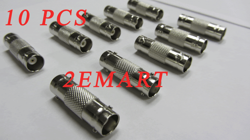 Pack de 10 adaptadores conector acoplador BNC hembra a hembra - Imagen 3 de 3