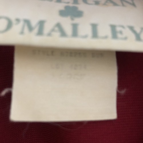 Vintage Gillian O'Malley Velour Cottagecore Partial Zip Robe w/ Pockets, Sz. Lg - Picture 9 of 9