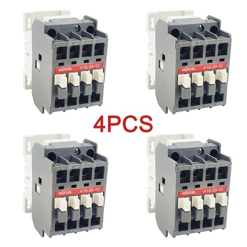 4PCS A16-30-10 Contactor 120V coil AC 3P 16A replace Contactor A16-30-10-84 - Picture 2 of 8
