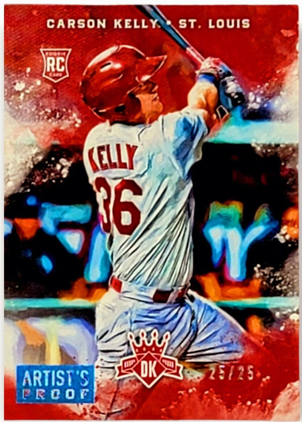 2017 Panini Diamond Kings - Rookies Carson Kelly #154 Artist Proof Blue ...