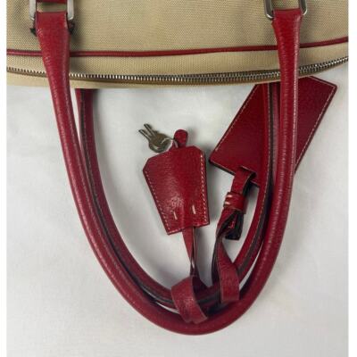 プラダ PRADA ボストン BL0283 CINGHIALE CUOIO Prada Cinghiale-Trimmed Canapa Bauletto Bag | eBay