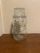 Mr. Peanut Snowman Peanut Or Candy Container Vintage Libby