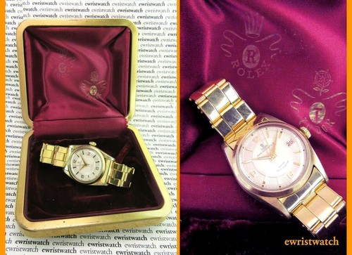 Vintage 1950s Rolex Tudor Prince Oysterdate 34 Original Tuxedo Dial Auto Cal.395 - Picture 12 of 12