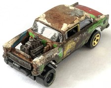 2019 HOT WHEELS '55 CHEVY Junket BEL AIR GASSER Custom By D.M