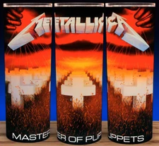 Metallica Master of Puppets Heavy Metal Music Cup Mug Tumbler 20oz