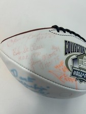 20 Hall Of Famers Autographed Full Size Wilson White Panel football