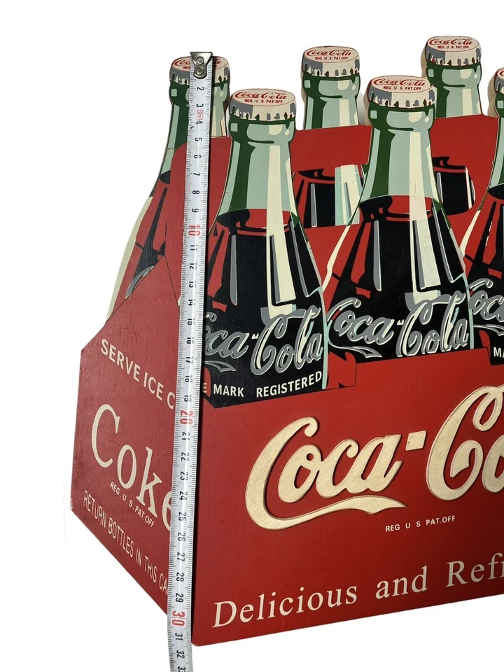 Vintage Coca-Cola Key Cabinet Sign; Key Holder House - Image 2 of 4