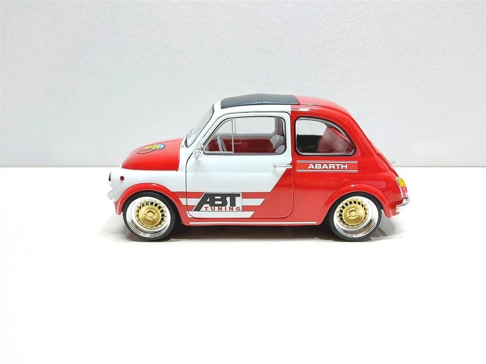 Fiat 500 L Abarth ABT Tuning del 1965 - 1/18 Artigianale base Solido - Immagine 4 di 4