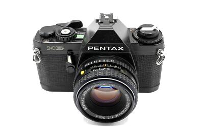 Pentax MG 35mm SLR Camera + optional 50mm lens in Black or Chrome