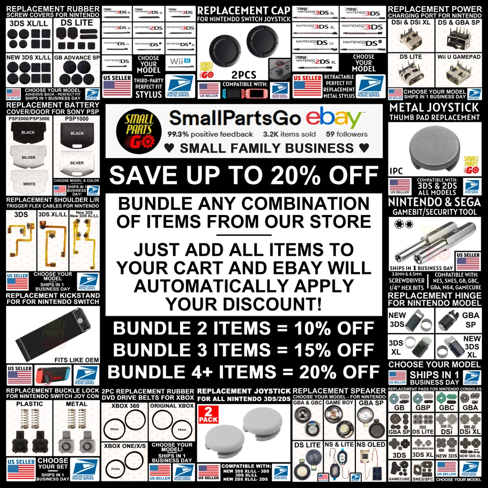 Controlador de goma conductora D-Pad GB/GBC/GBA/SP/DS/Lite/DSi/Nuevo/3DS/XL/SNES/NES Foto 2 de 3