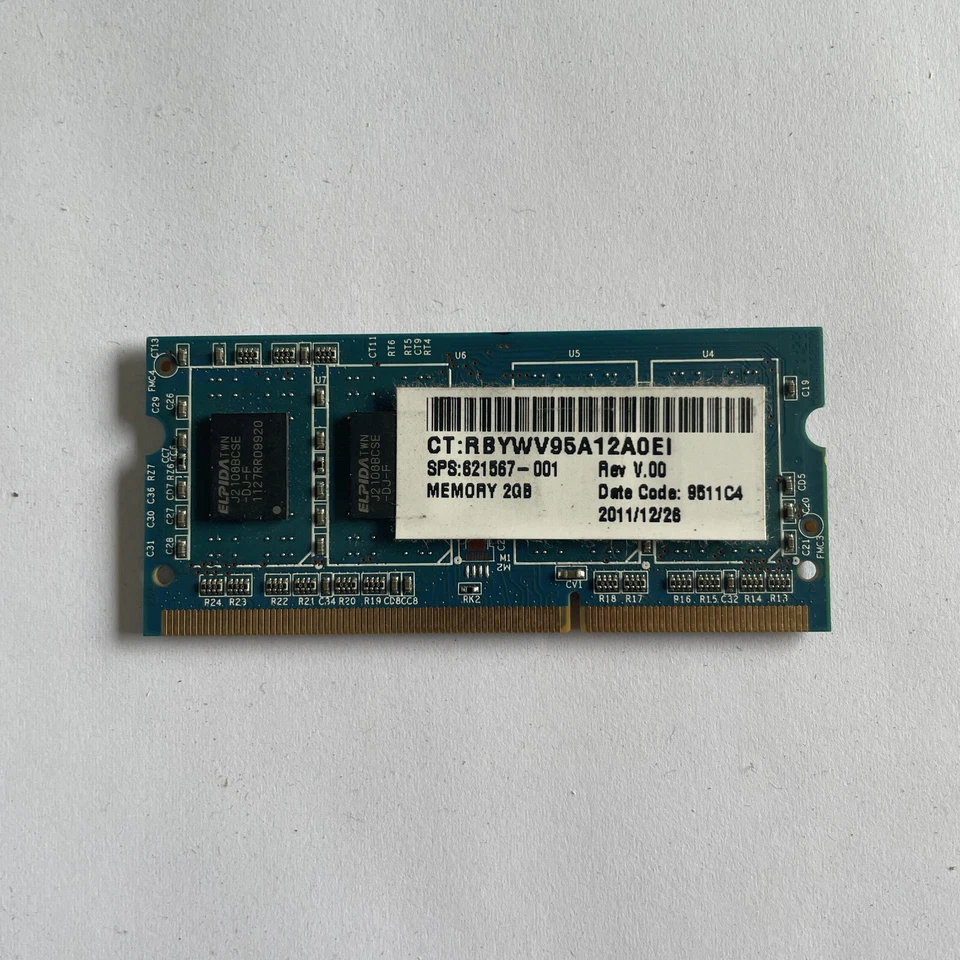 Ramaxel 2GB DDR3 RAM PC3-10600 1333Mhz non-ECC SoDimm RMT3010EC58E8F-1333 - Image 3 of 3
