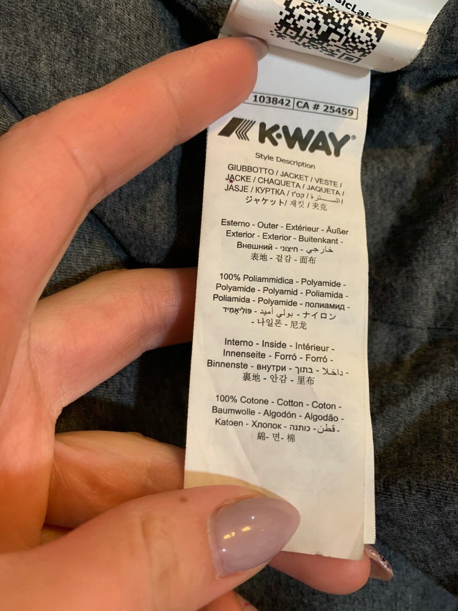 K-Way Giubbino Bambina Lily Jersey K007A00 Jacket Hooded