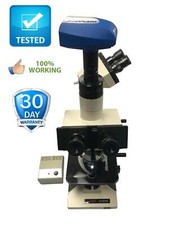 Olympus Microscope BH-2 Teaching Microscope 4 Objectives 4x 10x 20x 40x Pointer