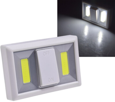 magnetische helle COB LED Klebeleuchte mit großem AN/Aus Schalter 240lm 6000k