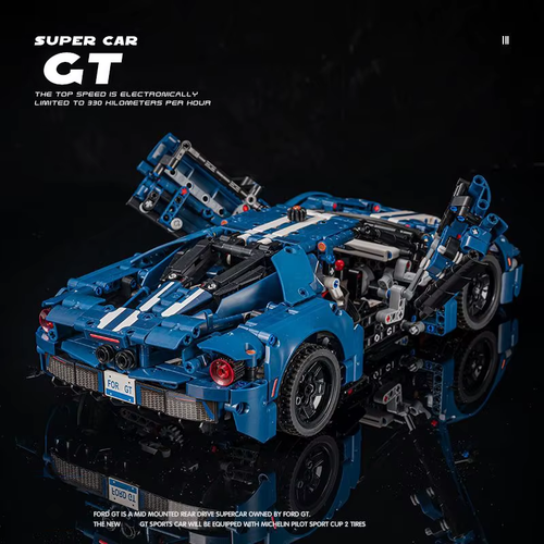 Technical 42154 Ford GT Speed Sports Car Building Blocks Model MOC Racing Vehicl - Picture 3 of 8