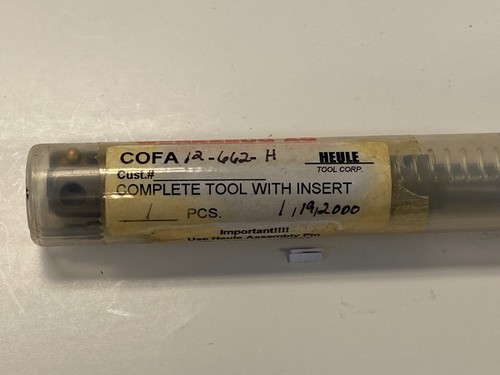NUOVO utensile per sbavatura Heule COFA12-662-H - Foto 5 di 5
