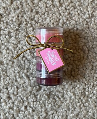 Sweet & Shimmer Lip Gloss Stack 4 Color Stackable Pink Peach Plum Shade Lipgloss
