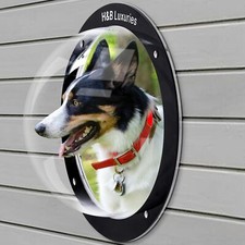 Durable Acrylic Clear Dome Dog Window Fence W...