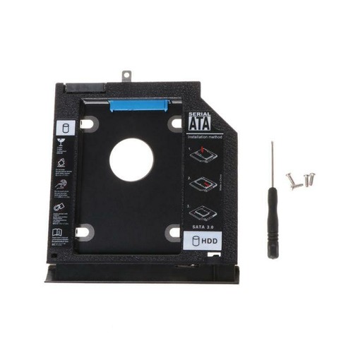 New 2nd SSD HHD Hard Drive Caddy Tray Bracket for Lenovo Ideapad 320 320C 520