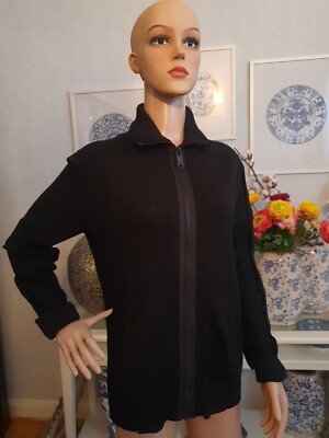 Donna Karan DKNY Damen Strickjacke Unisex Gr M Schwarz