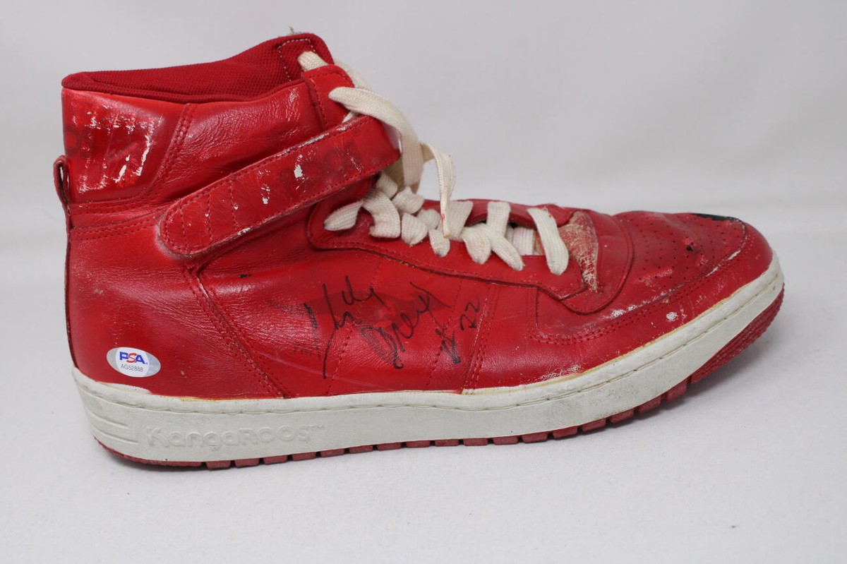 90's usヴィンテージ　古着　NBA クライド・ドラクスラー Clyde Drexler PSA/DNA Signed Game Used Worn Shoe KangaROOS