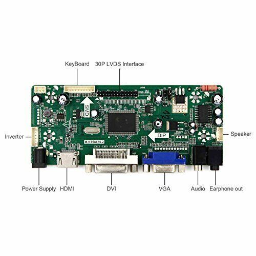 LCD Controller Board M.NT68676.2A HDMI+DVI+VGA Kit für LED M170ETN01.1 1280X1024 - Bild 3 von 6