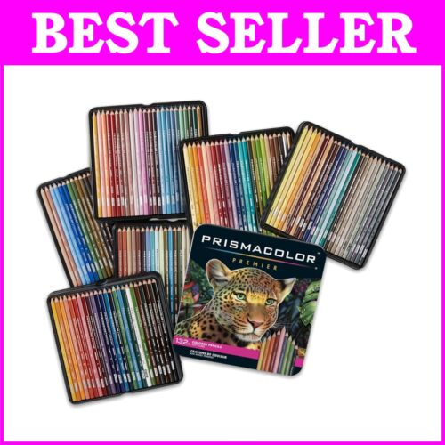 132 Count Lightfast Colored Pencils - Smooth Color Laydown for Art Enthusiasts