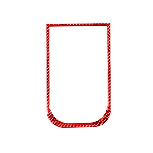Red Carbon Fiber Interior Central Armrest Frame Cover Trim For Honda CR-V 07-11 - Picture 2 of 11