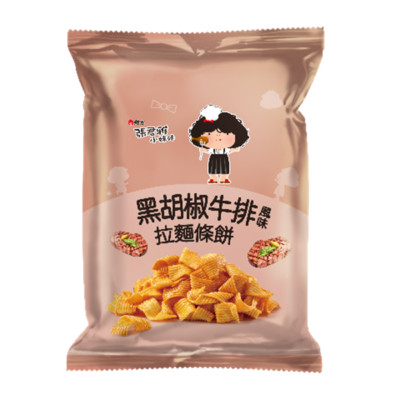 6× ( Wei- Lih) Crunch wheat cracker-  black pepper steak flavour  65g  each