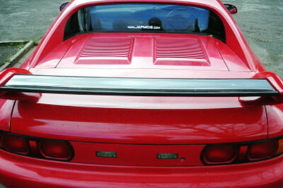 For Toyota MR2 SW20 Rev5 TR Style Carbon + FRP Unpainted Rear