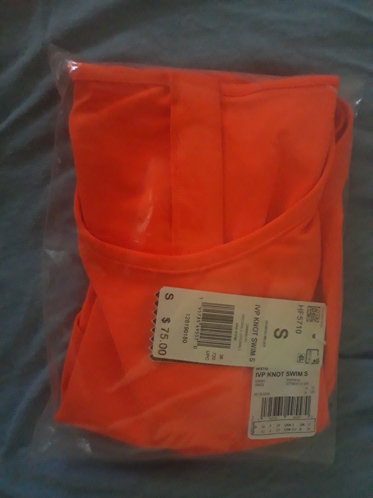 Knot Swimsuit, Adidas, via eBay
