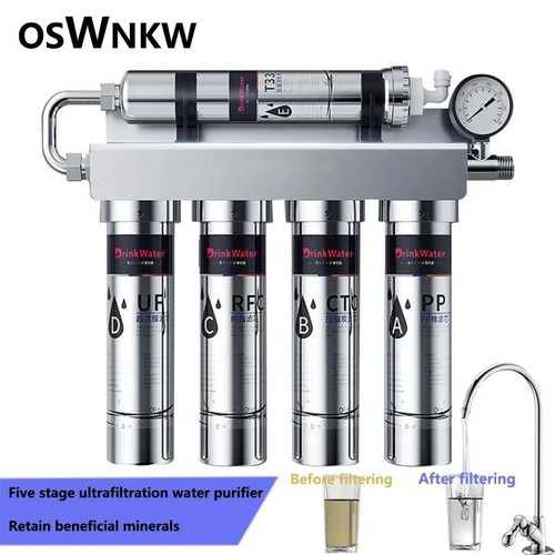 5 Stage Stainless Steel Home Kitchen Ultrafiltration Water Filter Purifier - Picture 2 of 16